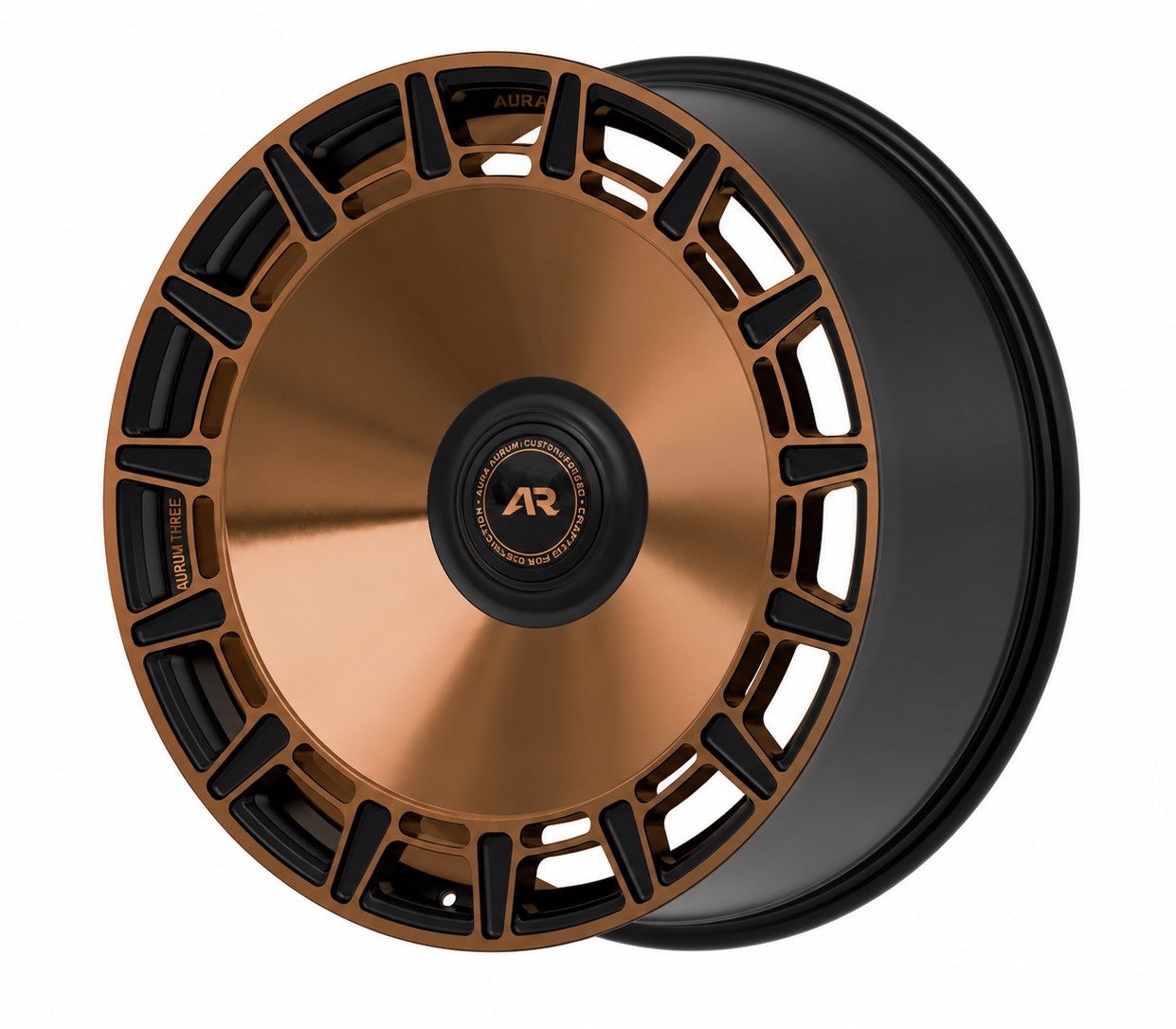 Aura Forged Aurum Seven Forged Wheels - Satin Bronze