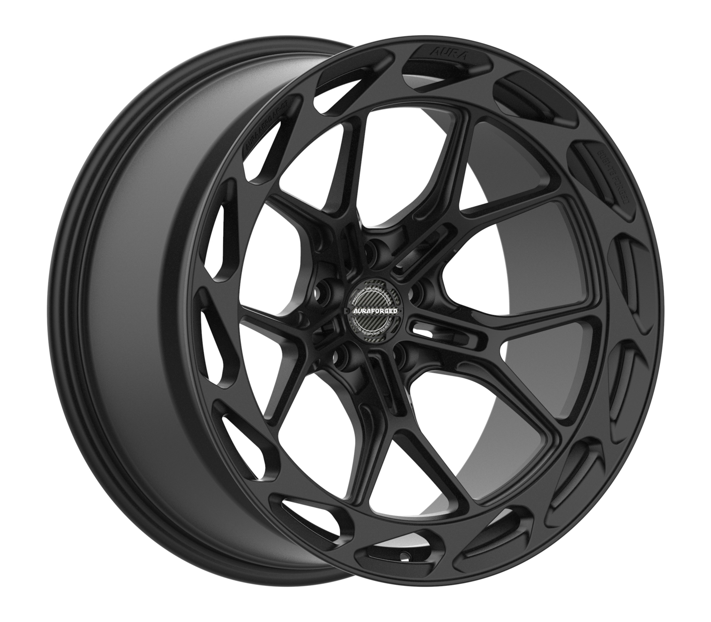 Aero Seven AF-07 satin black Aura Forged Wheels