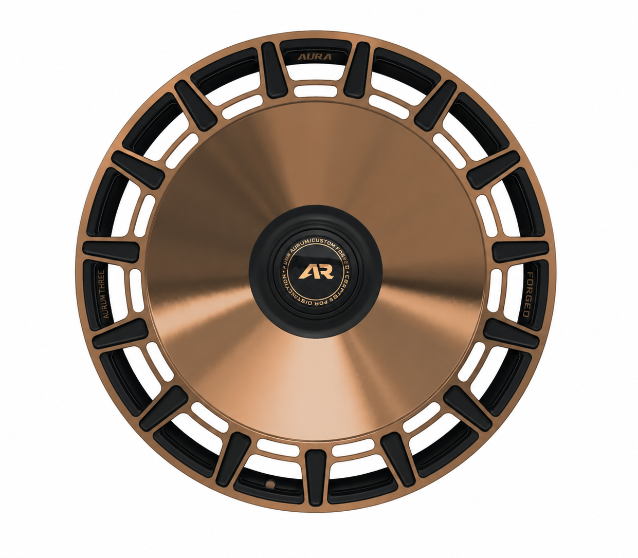 Aura Forged Aurum Seven Forged Wheels - Satin Bronze