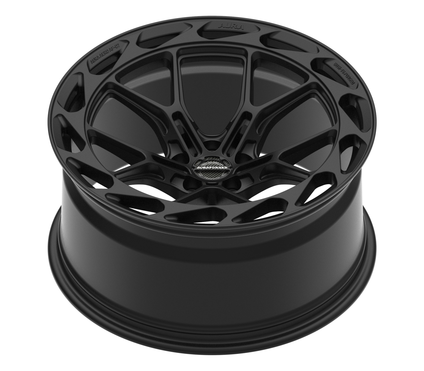 Aero Seven AF-07 satin black Aura Forged Wheels