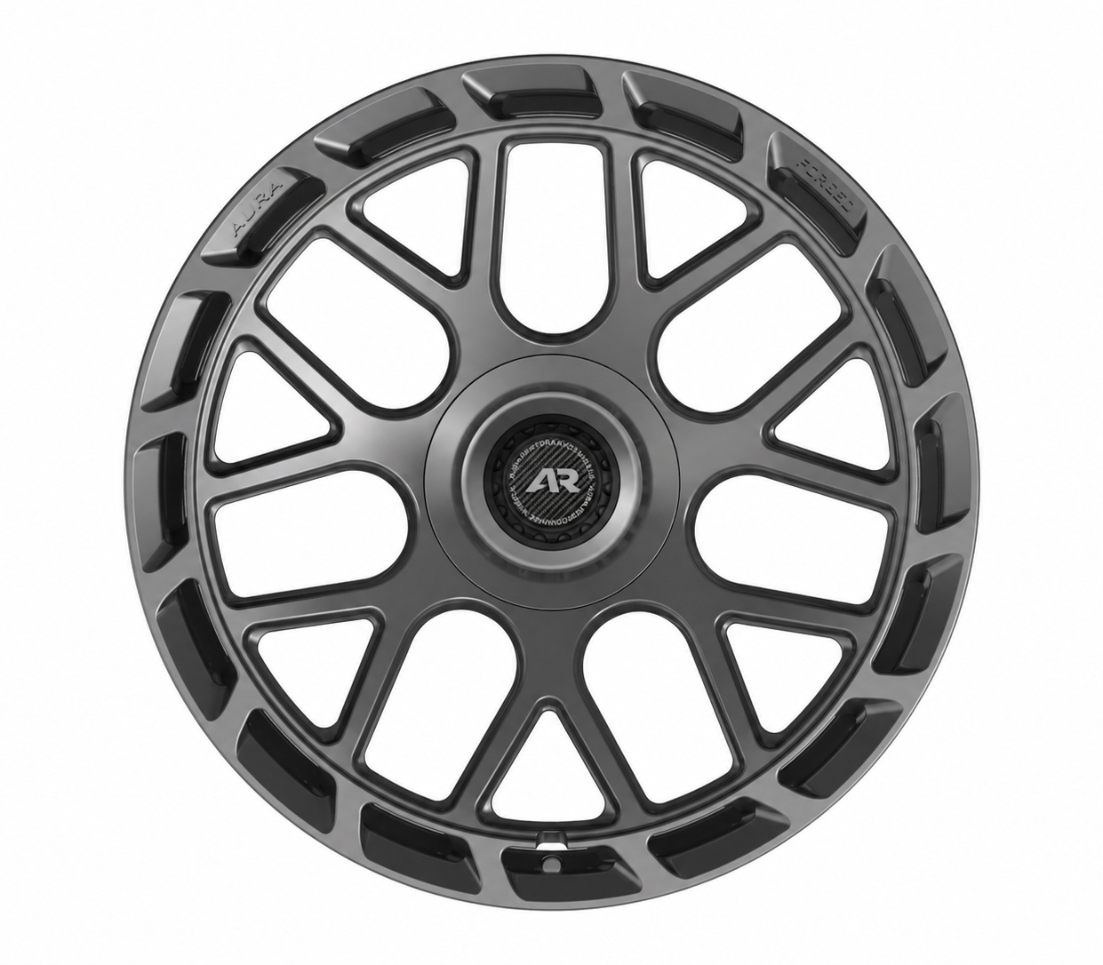 Aura Forged Aero-Forged Aero Performance AF-03 Forged Wheels Satin Grey