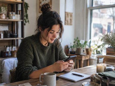 Small business owner building an authentic personal brand online without oversharing private details