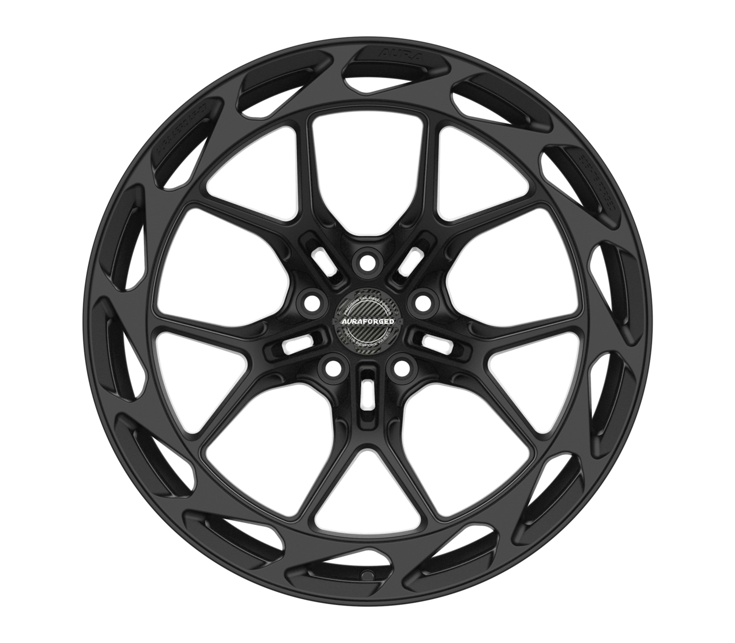 Aero Seven AF-07 satin black Aura Forged Wheels
