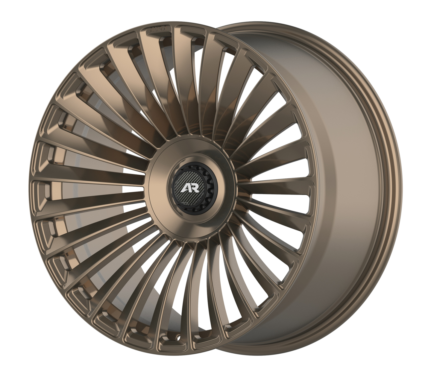 Aura Forged AURUM ONE satin bronze with center-lock cap