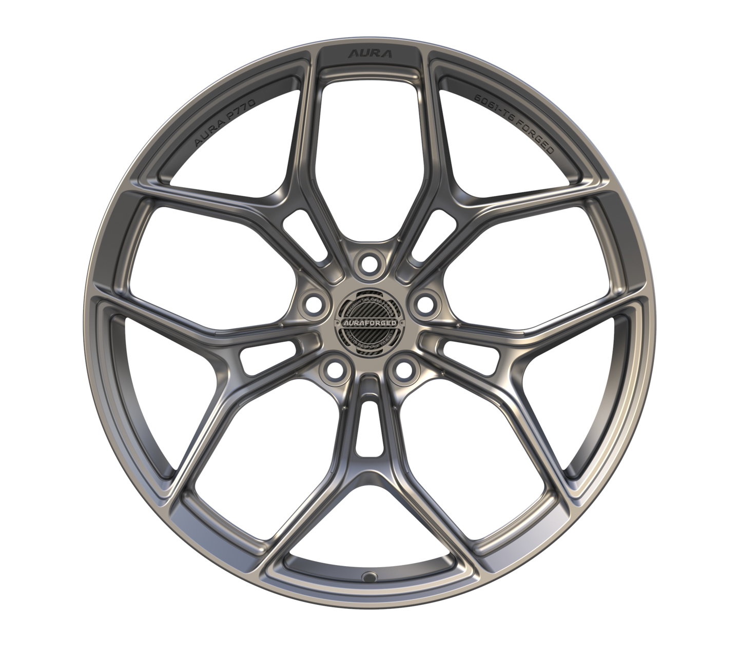 Aura Forged Precision Series P770 Forged Wheels satin silver