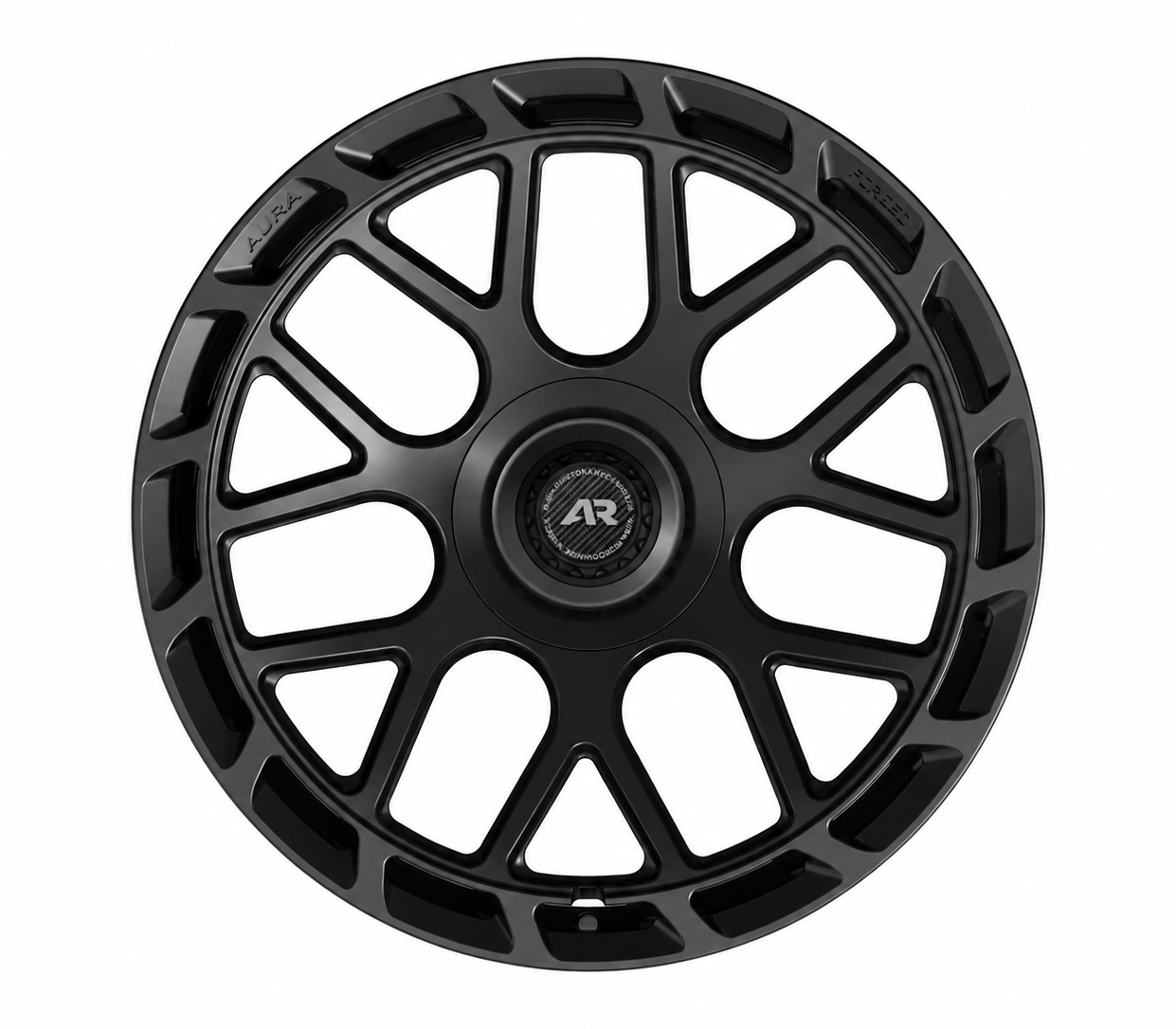 Aura Forged Aero-Forged Aero Performance AF-03 Forged Wheels Satin Black