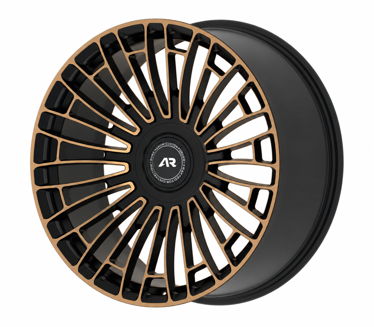 Aura Forged Aurum Eight Forged Wheels Satin Bronze