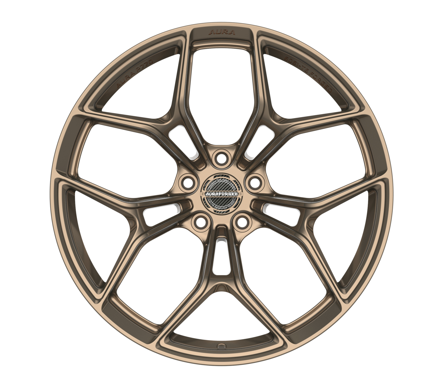 Aura Forged Precision Series P770 Forged Wheels satin bronze