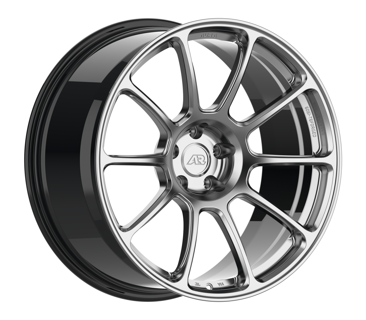 Aura Forged Iconic AR-i55 Forged Wheels - Diamond black