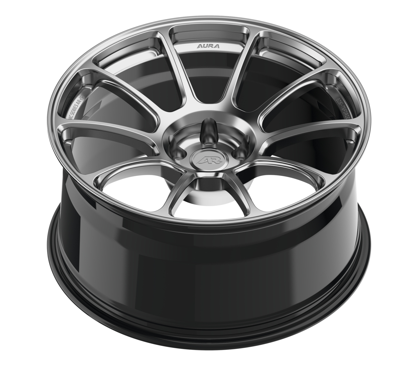 Aura Forged Iconic AR-i55 Forged Wheels - Diamond black