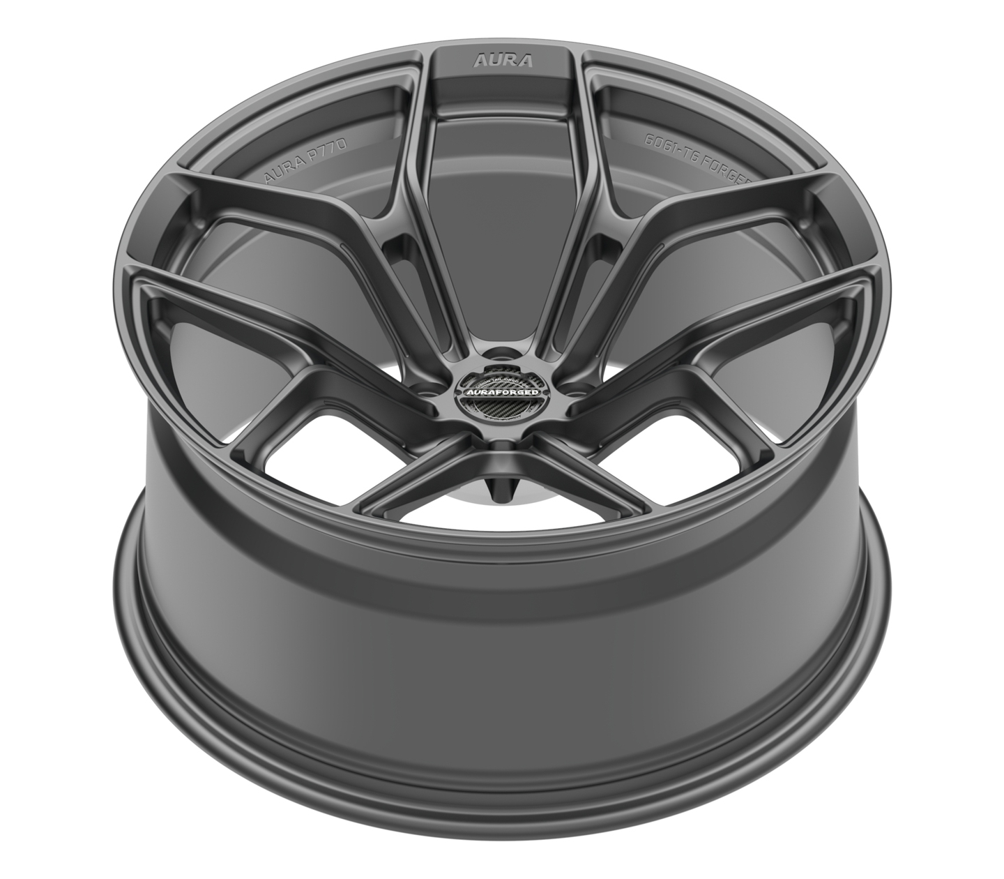 Aura Forged Precision Series P770 Forged Wheels satin grey