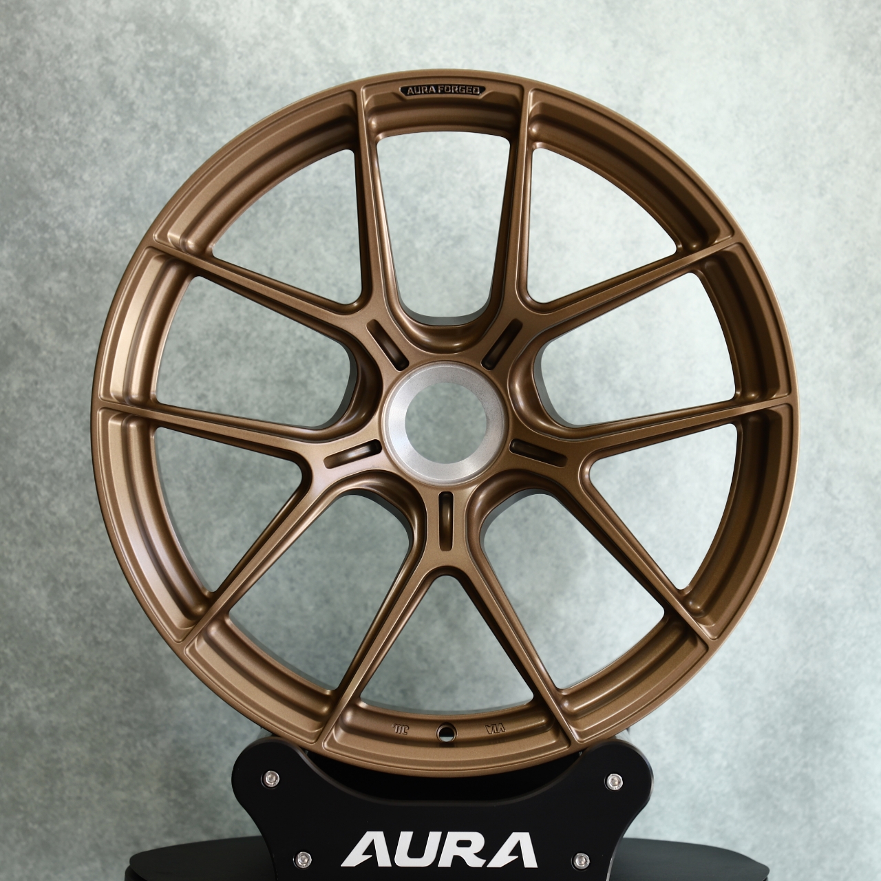Porsche 911.2 Turbo S Custom Forged Wheels for Dealer: Fujifast. Photo/Installed by DC5 Tire Trading