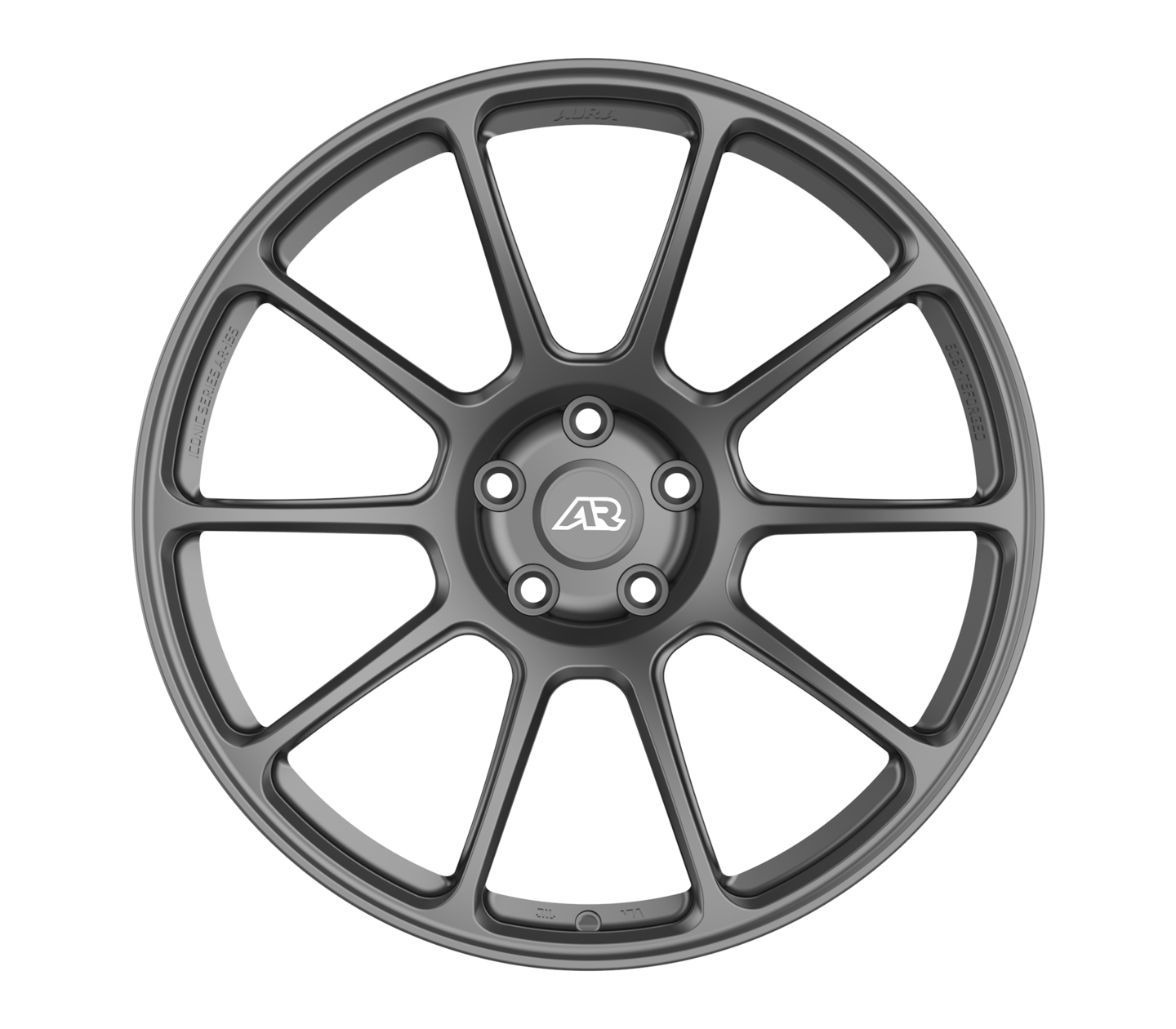 Aura Forged Iconic AR-i55 Forged Wheels - Satin Grey