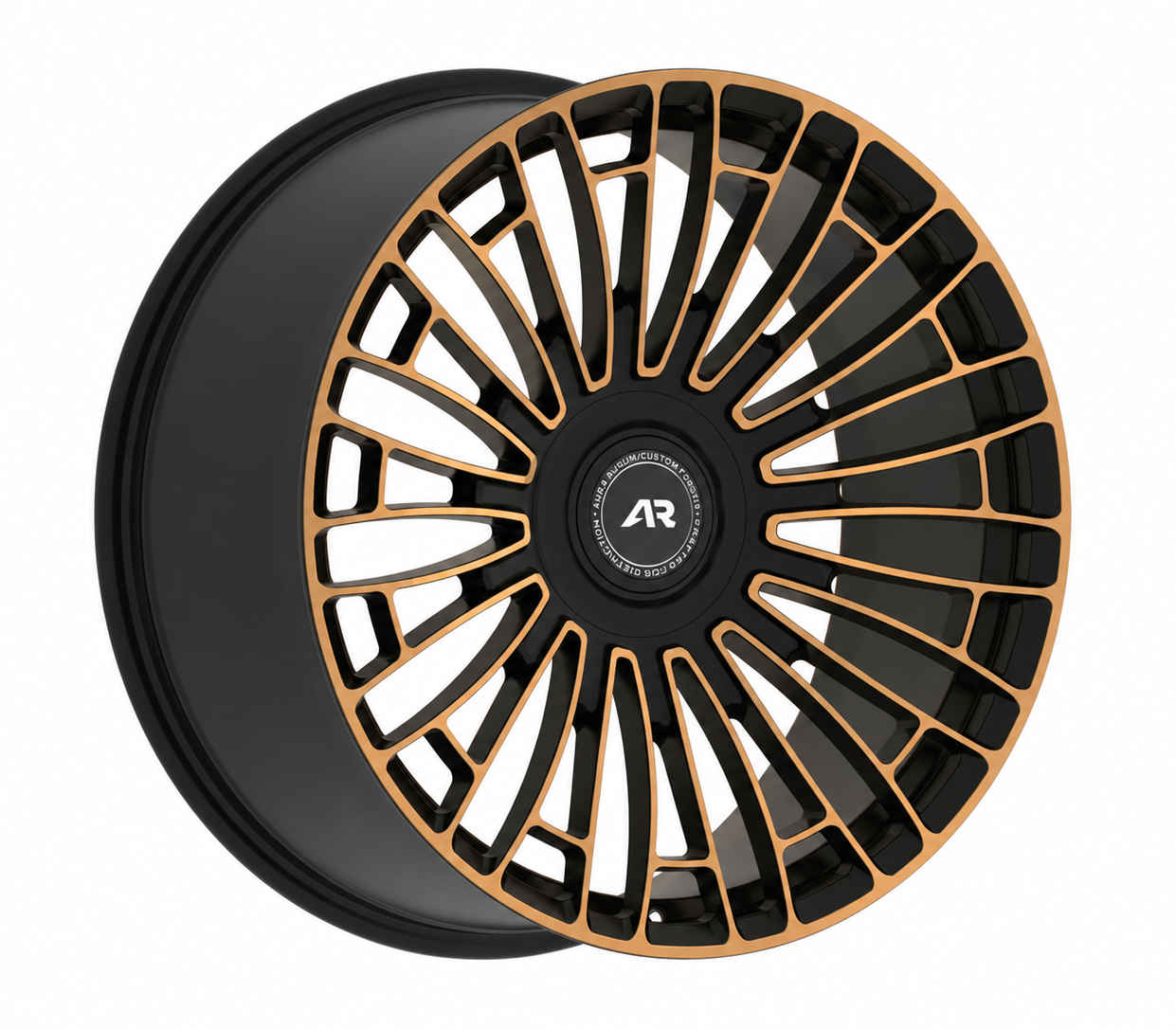 Aura Forged Aurum Eight Forged Wheels Satin Bronze