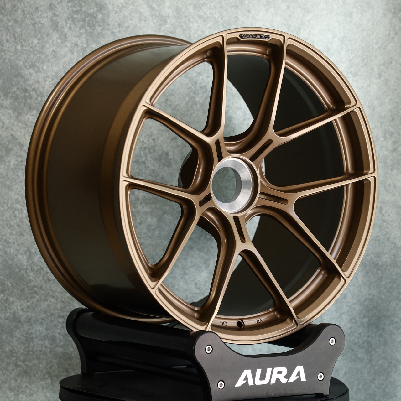 Porsche 911.2 Turbo S Custom Forged Wheels for Dealer: Fujifast. Photo/Installed by DC5 Tire Trading
