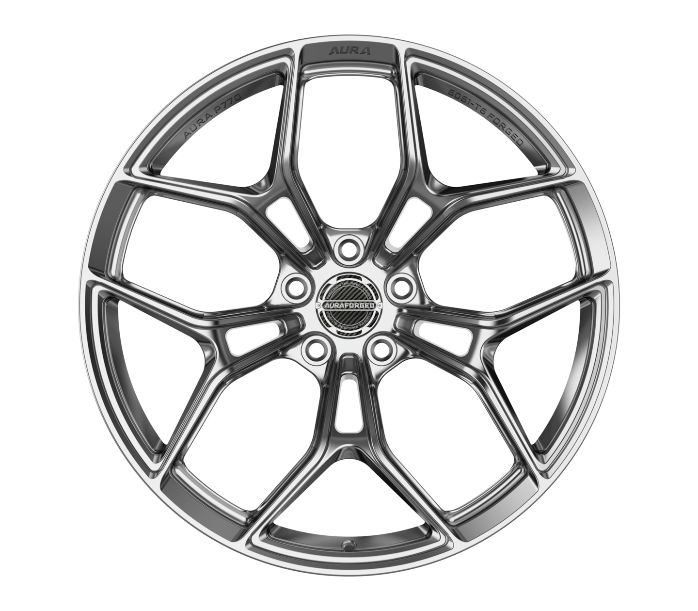 Aura Forged Precision Series P770 Forged Wheels Diamond Black