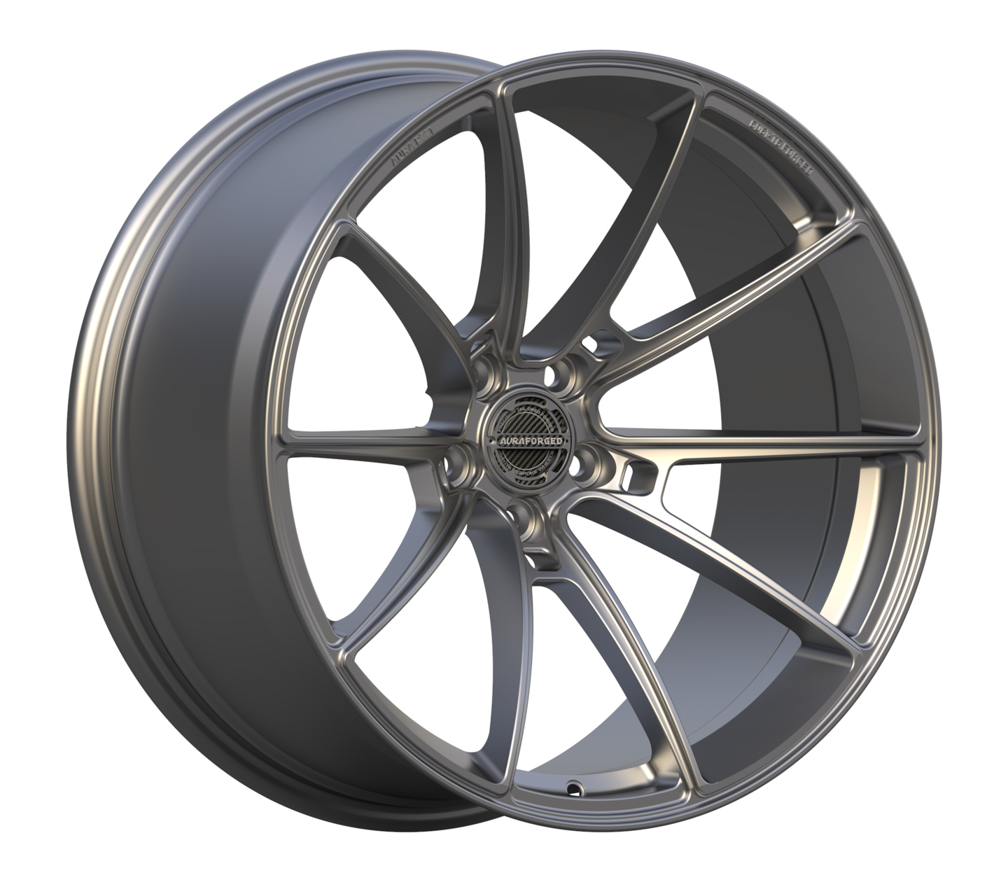 Aura Forged Wheels Precision Series P771 Tinted Satin Silver Forged Wheels