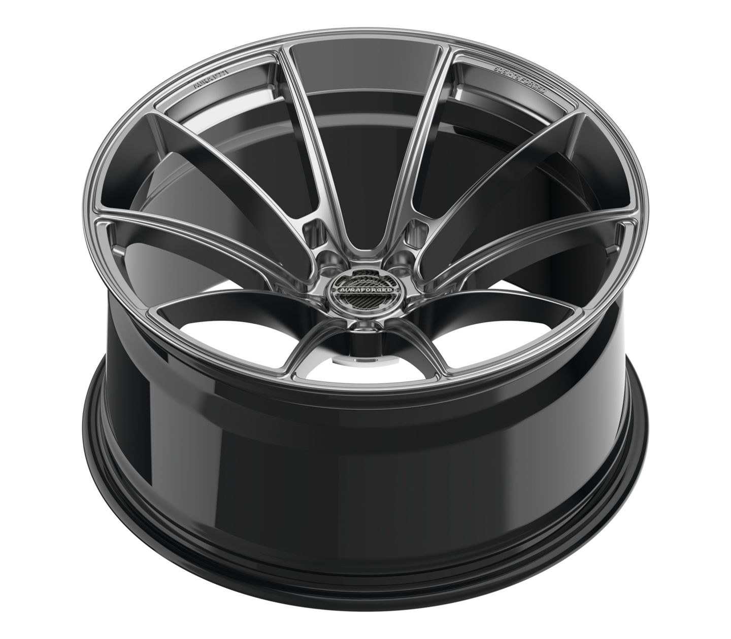 Aura Forged Wheels Precision Series P771 Diamond Black Forged Wheels