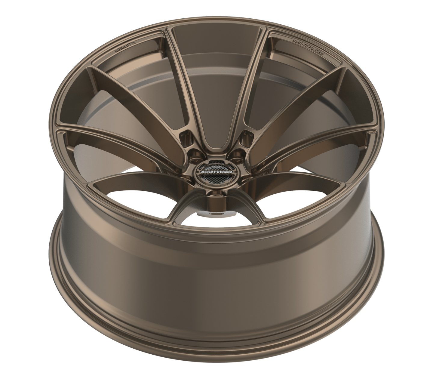 Aura Forged Wheels Precision Series P771 Satin Bronze Forged Wheels