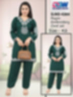 Embroidery design Cord set wholesale market