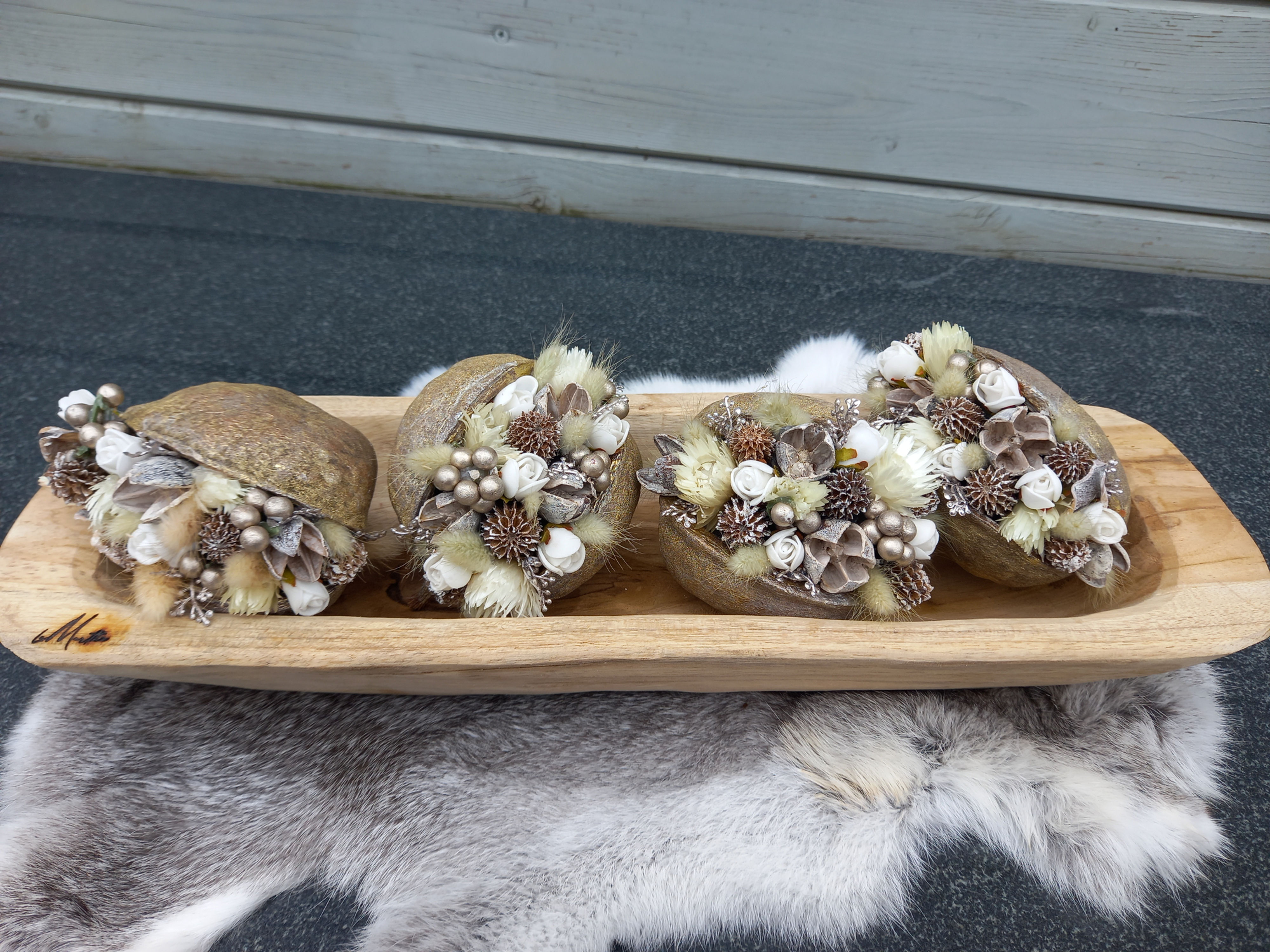 Gevulde Buddha Noot Goud