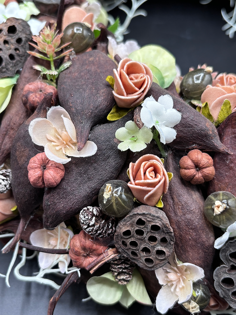 Thumbnail: Krans Bordeaux / zalmkleur