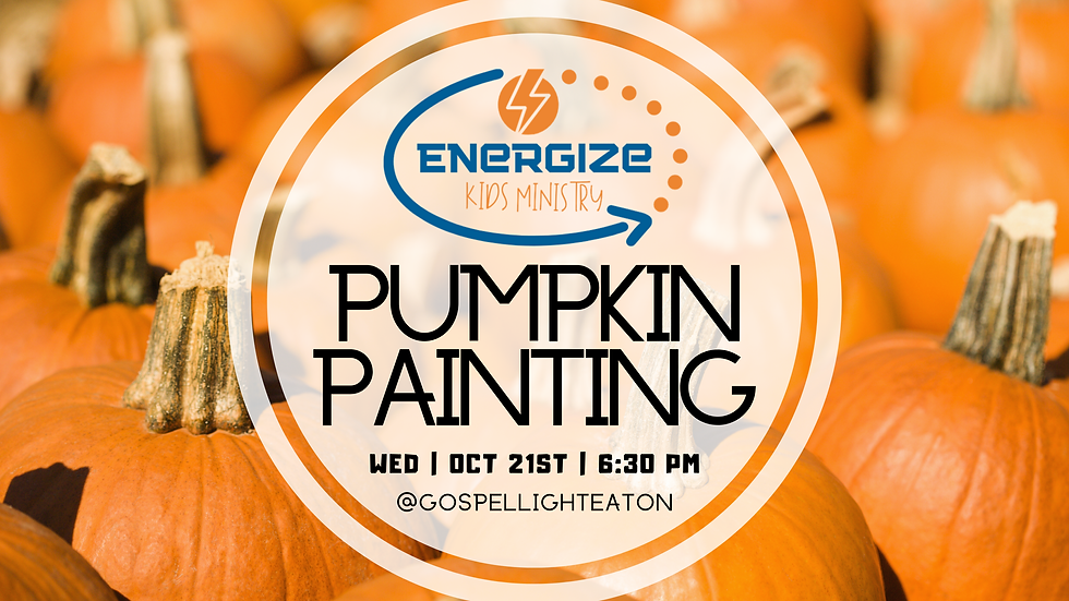 Energize Kids Pumpkin Painting