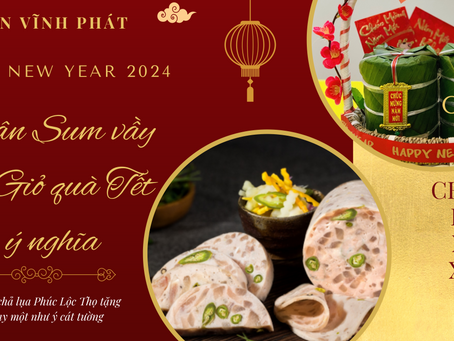 Giỏ quà Tết Tân Vĩnh Phát: Hương vị độc đáo mang đậm nét truyền thống từ Chả lụa Bì ớt Xiêm xanh