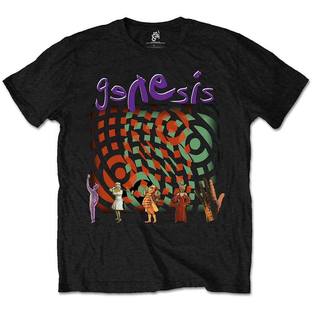 Genesis Unisex T-Shirt: Collage (Black) – Invisible Icons Edition: