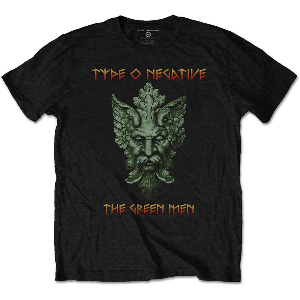 Type O Negative Unisex T-Shirt: The Green Man (Double-Sided)