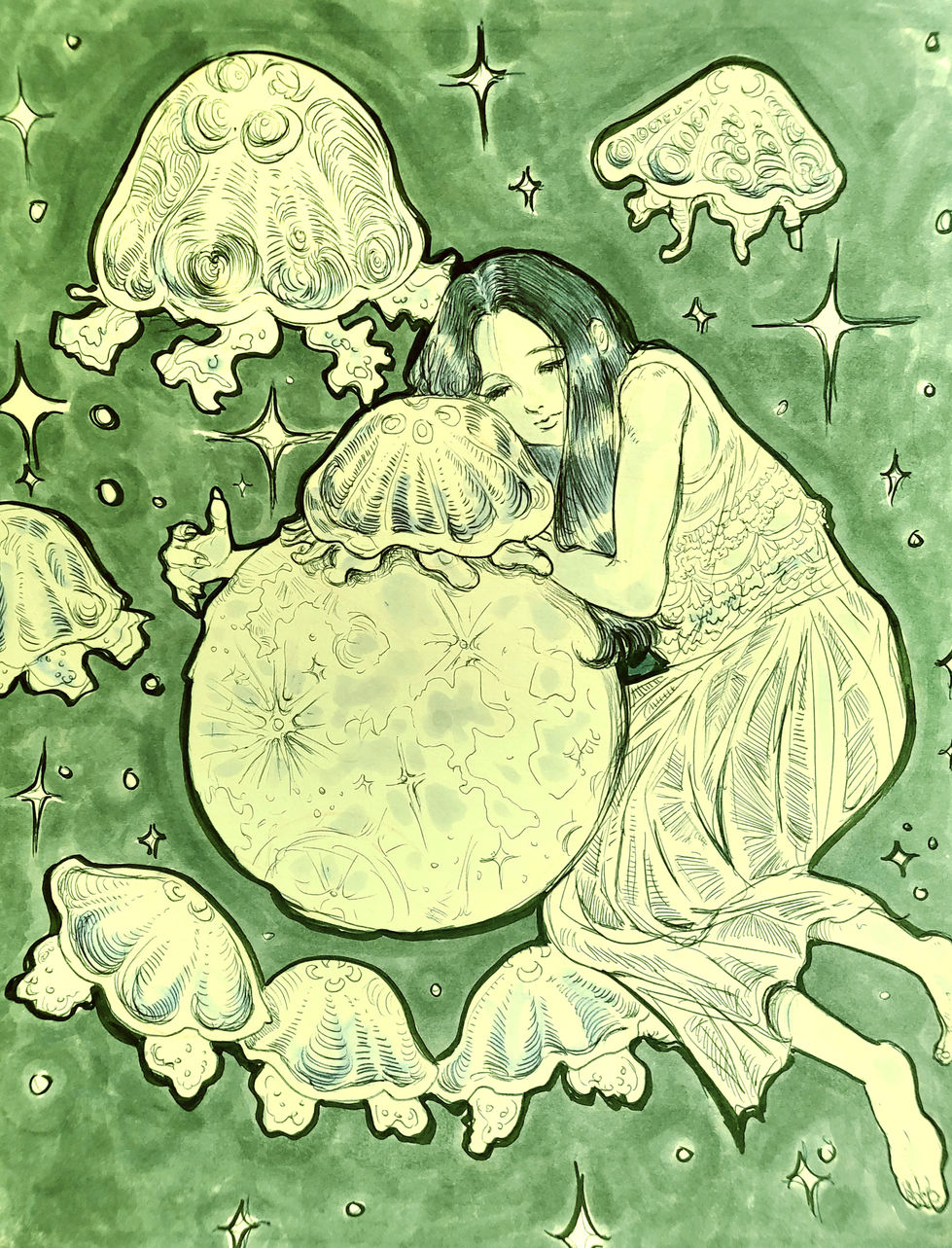 Jellyfish Illustration 2