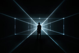 United Visual Artists, Vanishing Point 3_1, 2019. Image courtesy the artist. Photo © Noor Riyadh 2022
