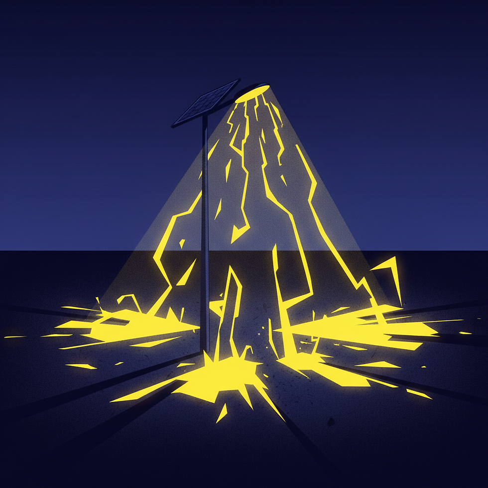 The hidden costs of poor solar street light optics.