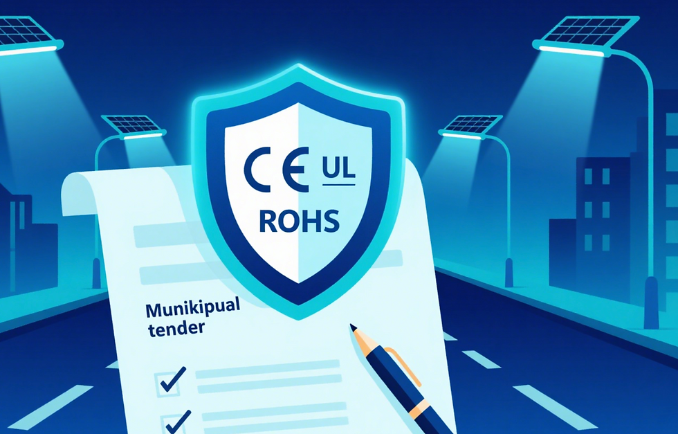 The Ultimate Certification Shield for Municipal Solar Street Light Tenders