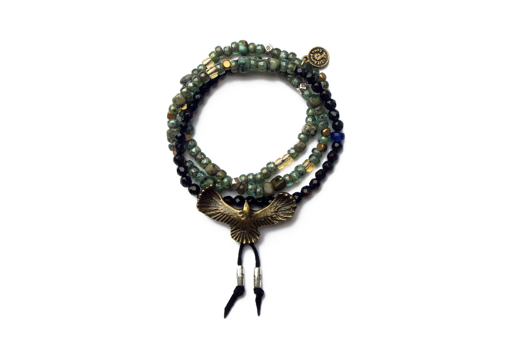 Nighthawk Glass Bracelet/ Necklace