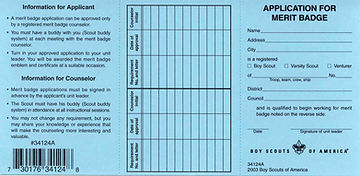Middlebury Troops 5 and 6 Merit Batdge Blue Card.jfif
