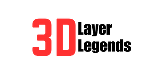 D Layer Legends logo — bold red ‘3D’ with black ‘Layer Legends’ text on a white background
