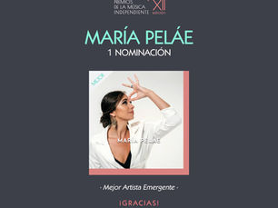 María Peláe Nominada a los premios MINT