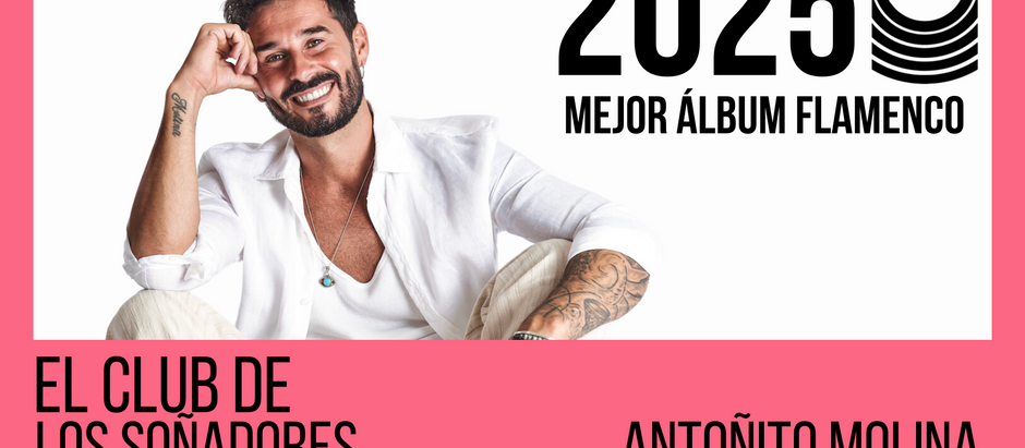 Antoñito Molina ganador del Premio Odeón 2025 a ‘Mejor Álbum Flamenco’