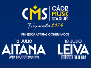 Aitana y Leiva, primeros conciertos confirmados para ‘Cádiz Music Stadium 2026’