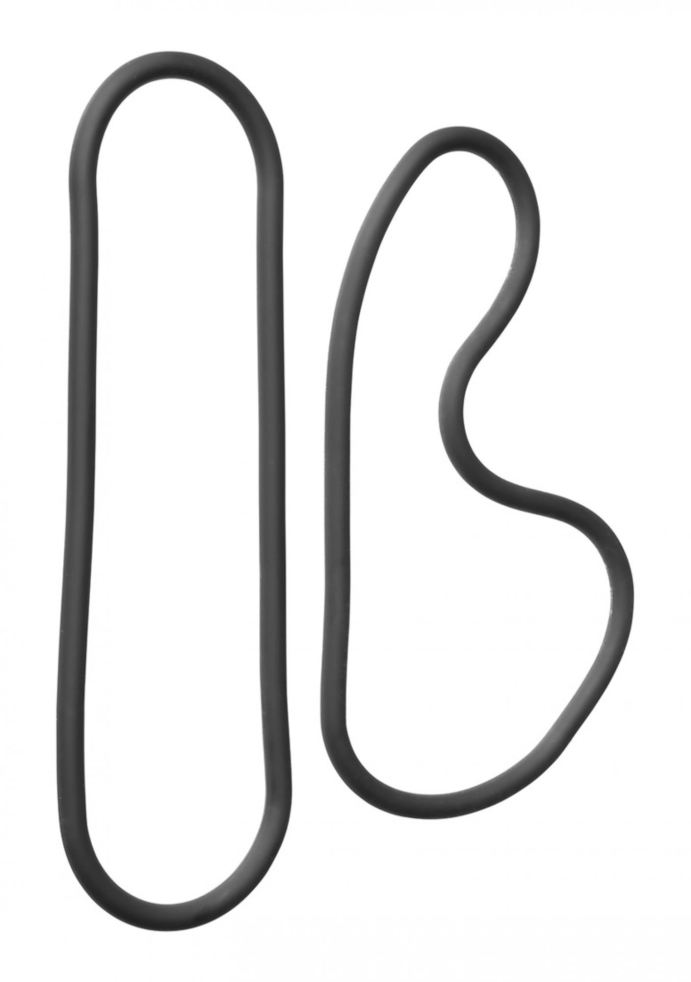 Lot de 2 cockrings silicone Wreap Ring 40cm