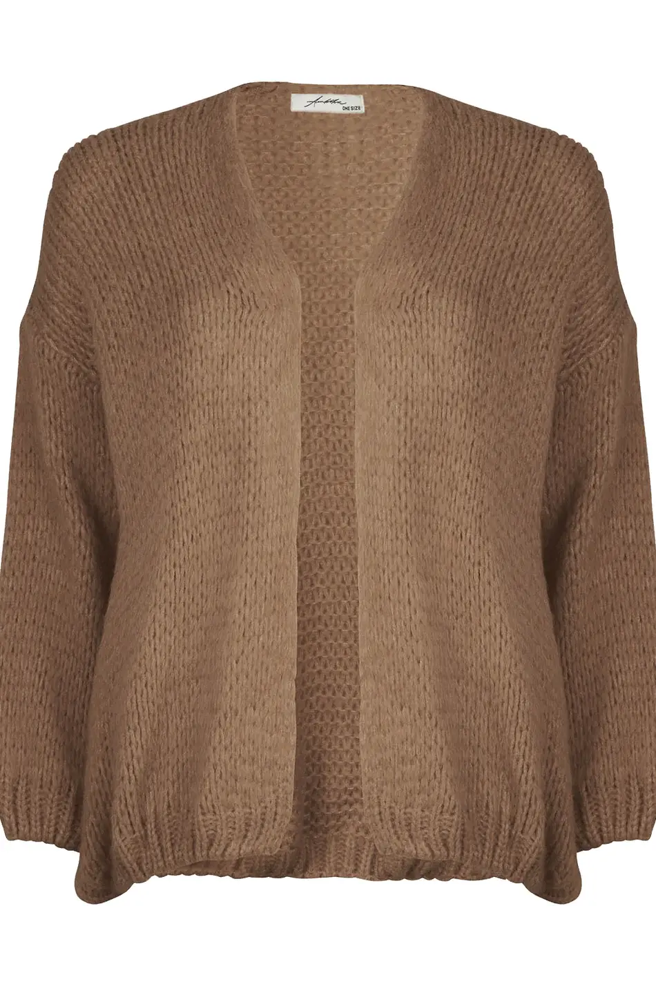 Oversized vest - bruin