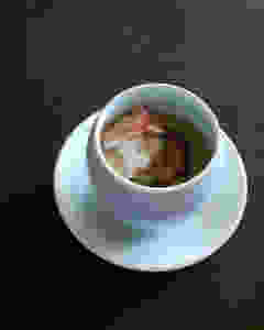 Chawanmushi with Blue Crab and Mushroom.