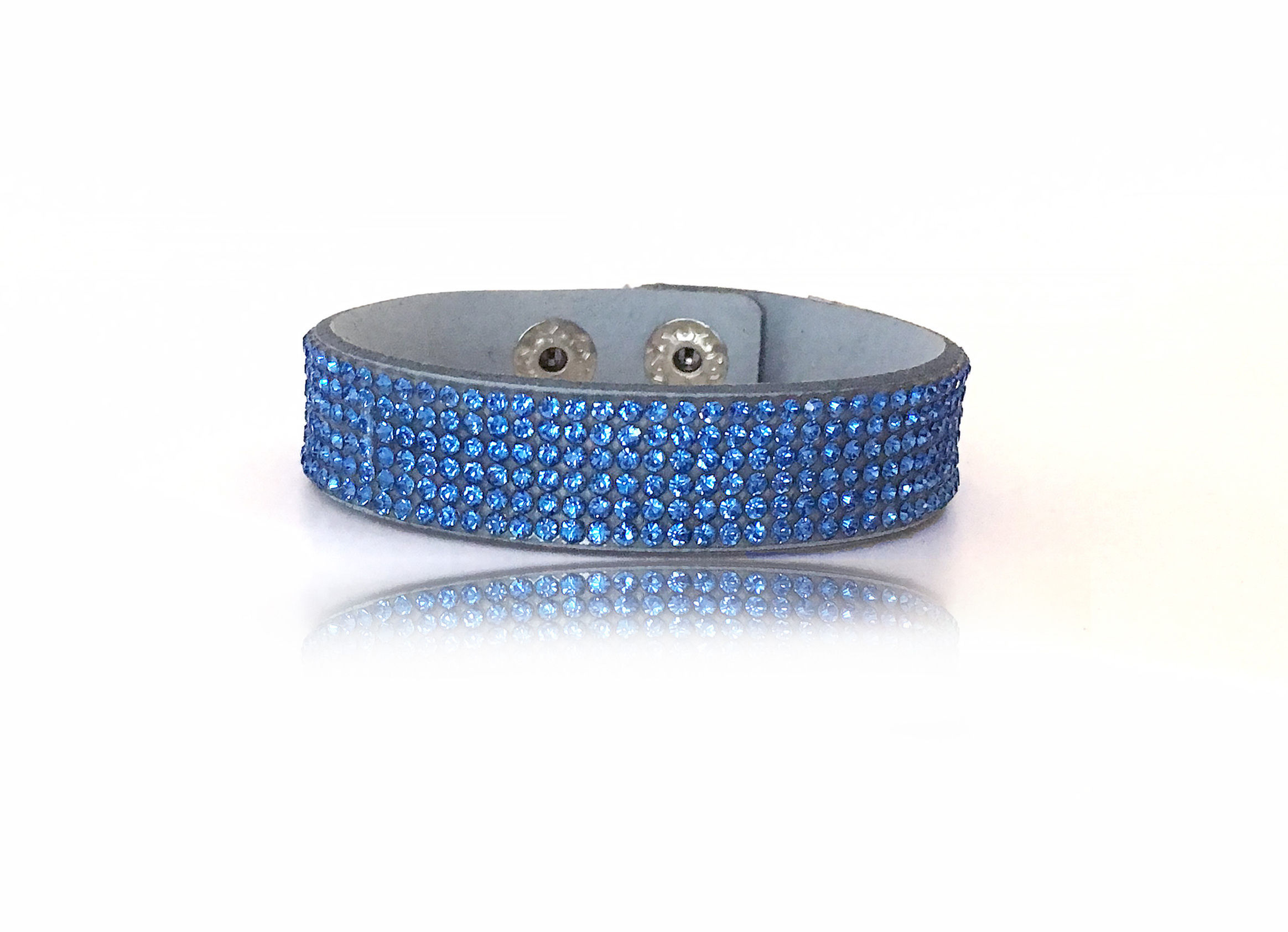 Armband Blå Glitter