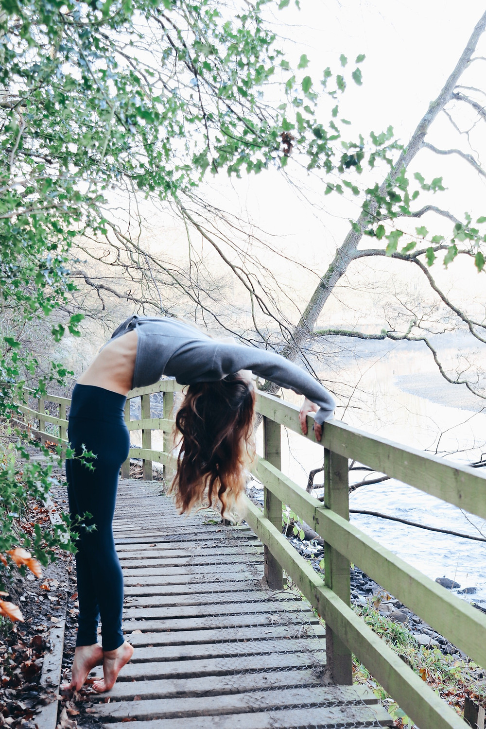 Yoga girl - nature