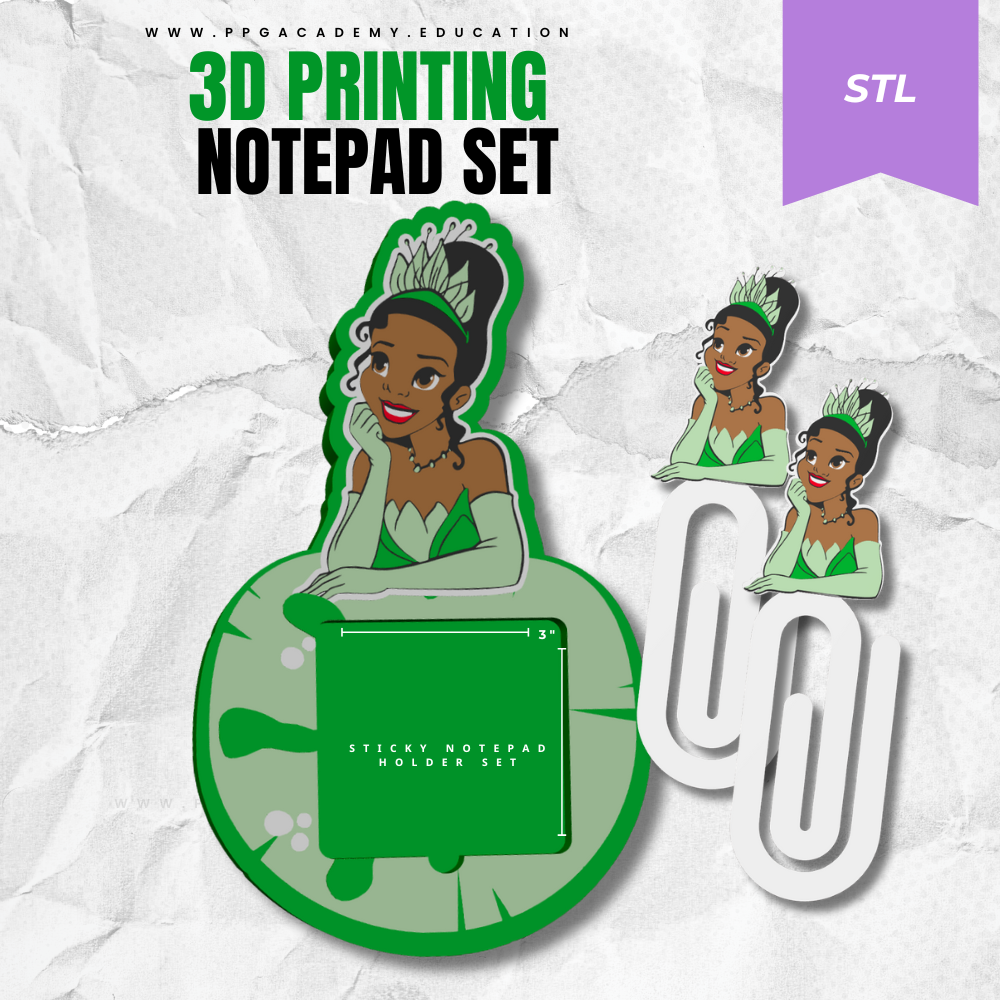 Tiana Notepad Set (STL)