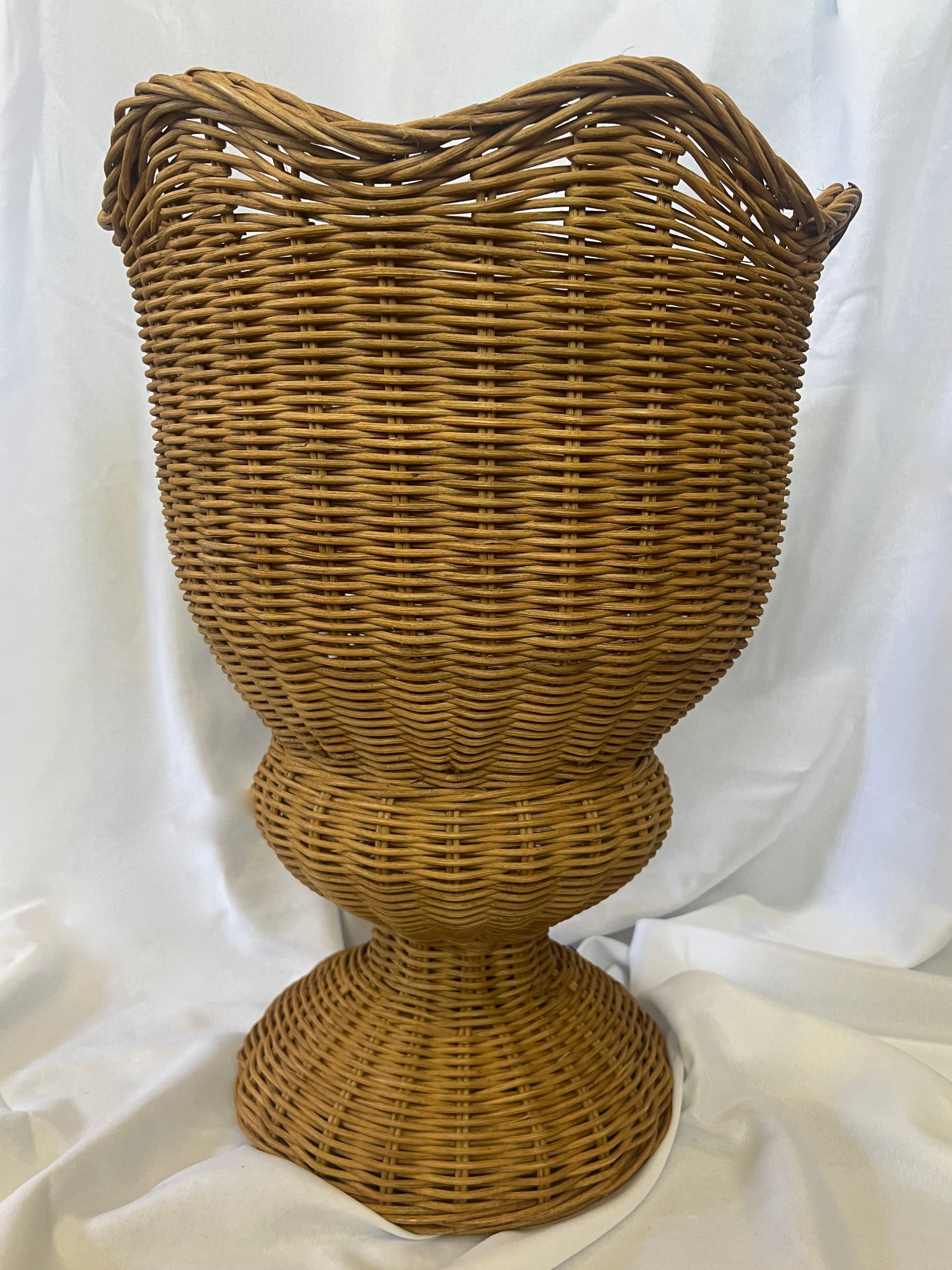 Large Rattan Planter