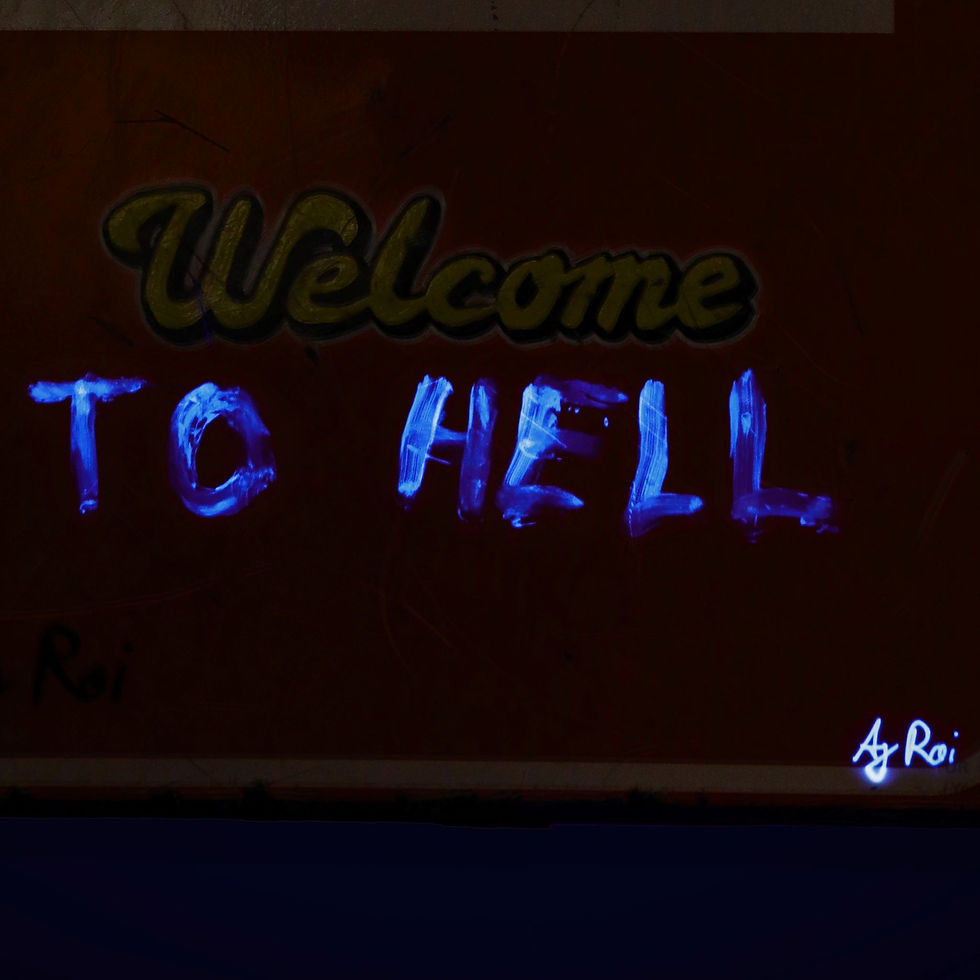 Thumbnail: WELCOME TO HELL (distressed)
