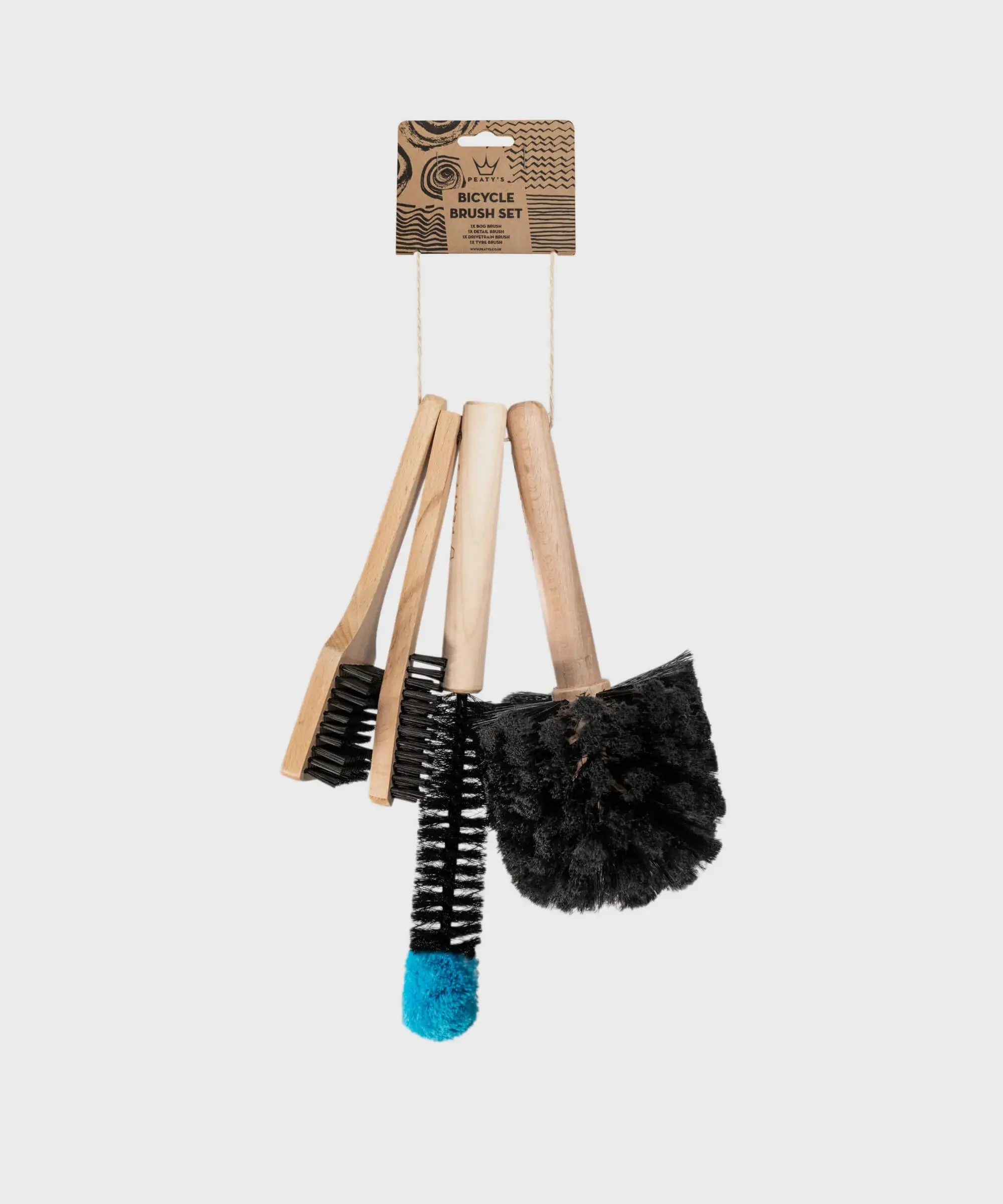 Peaty's Bicycle Cleaning Brush Set