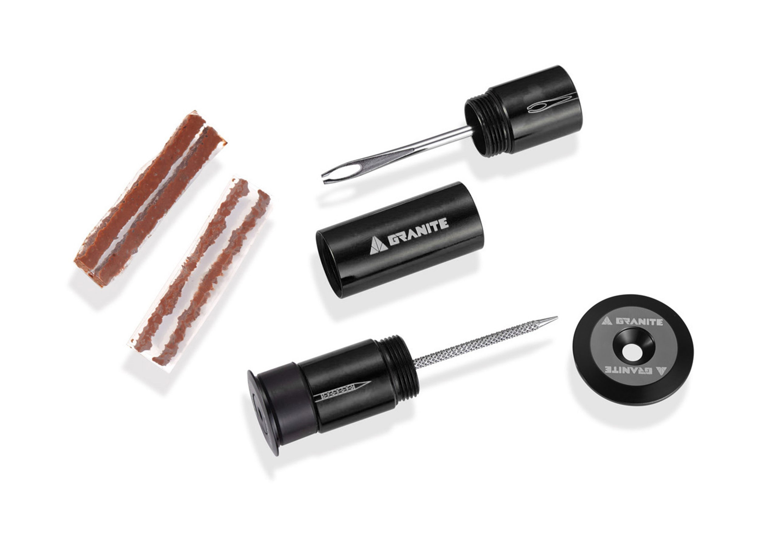 Granite STASH Tyre Plug Kit Handlebar Hidden
